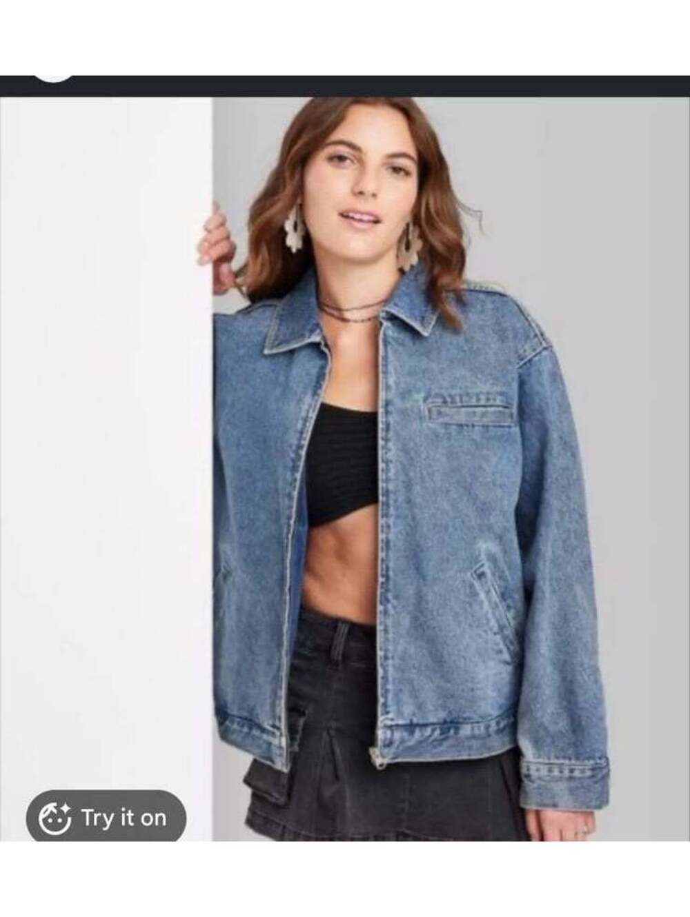 wild fable jean jacket